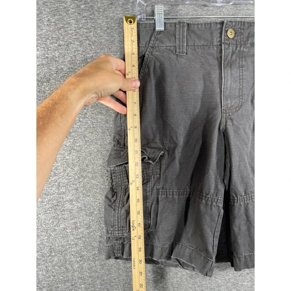 Vintage 90's Y2K Cargo Supply Mossimo Mens 28 Shorts Skater Grunge Faded Black